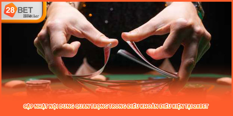 Cập nhật nội dung quan trọng trong điều khoản điều kiện tại 28BET 